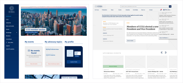 Before and after dashboard